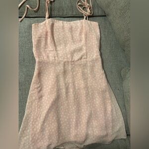 Gianni Bini Light Pink Smocked Dress